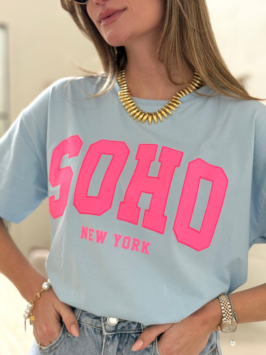 Le t-shirt Norma bleu bis - Gualap