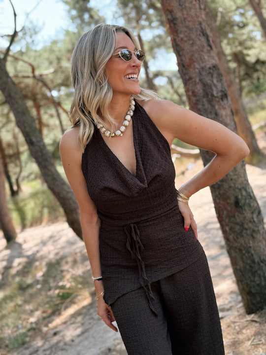 L’ensemble Amelia marron - Gualap