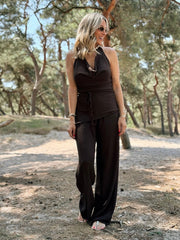 L’ensemble Amelia marron - Gualap