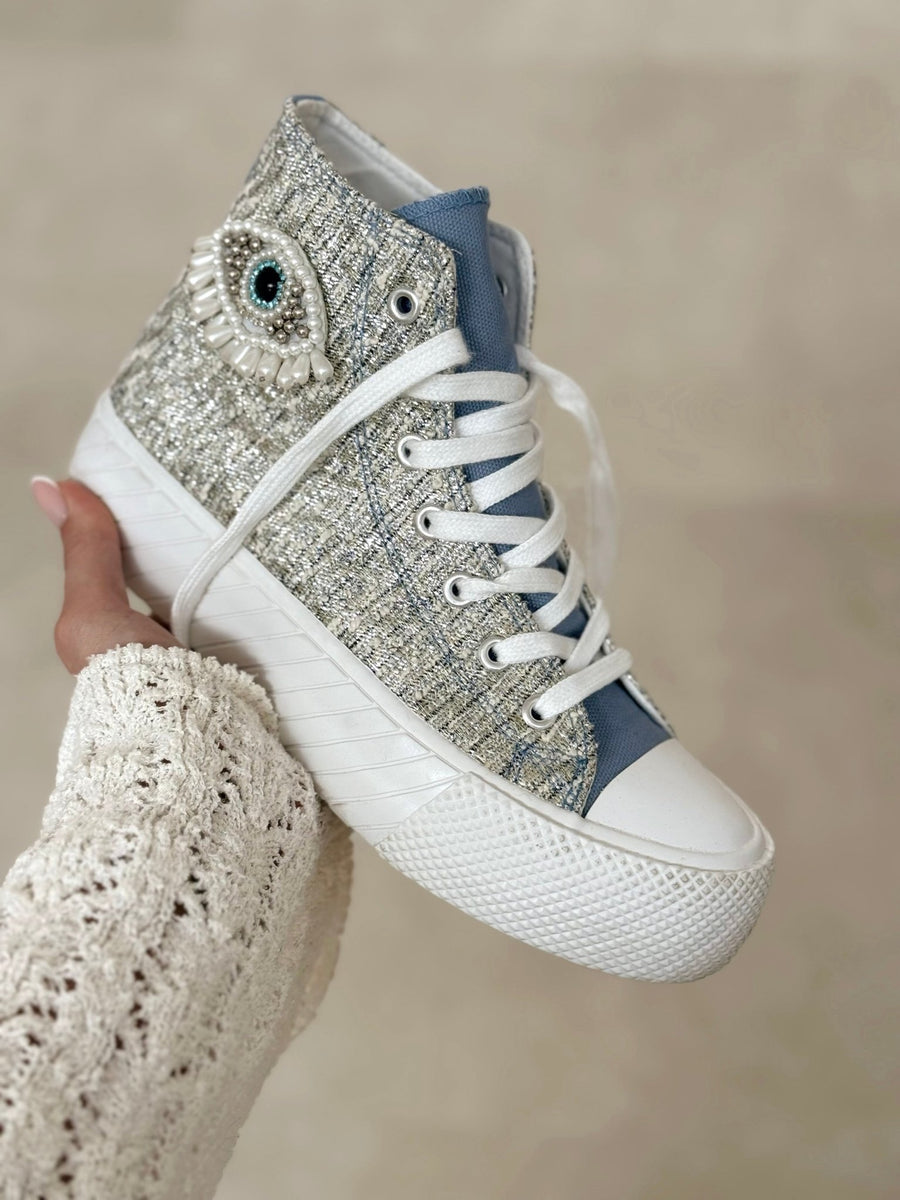 Les baskets Tessa bleu - Gualap