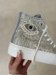 Les baskets Tessa bleu - Gualap