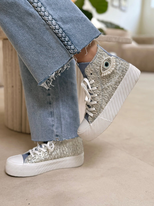 Les baskets Tessa bleu - Gualap