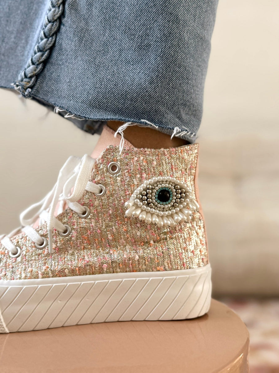 Les baskets Tessa rose - Gualap