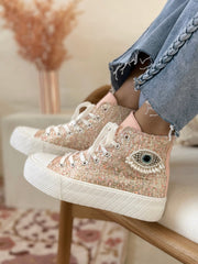 Les baskets Tessa rose - Gualap