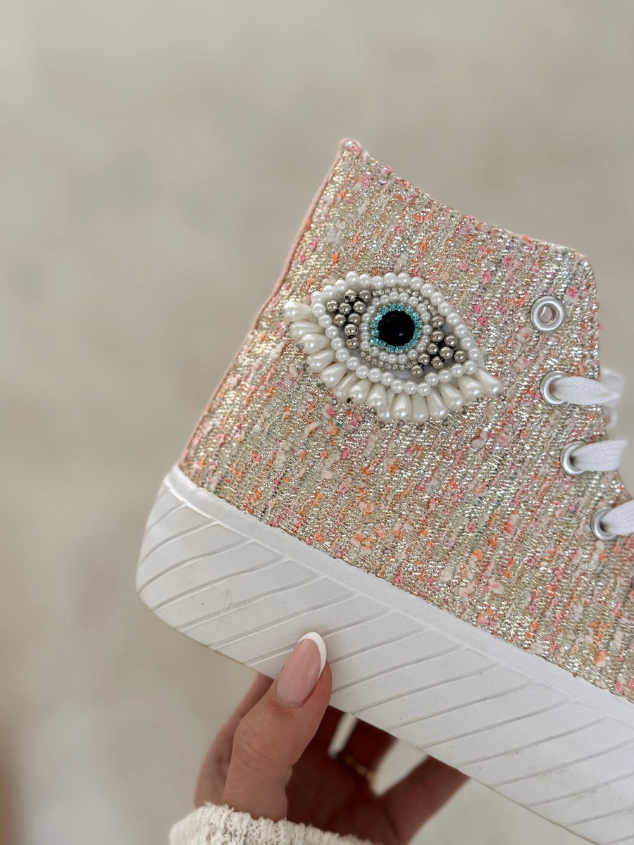 Les baskets Tessa rose - Gualap