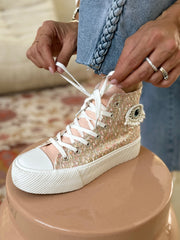 Les baskets Tessa rose - Gualap