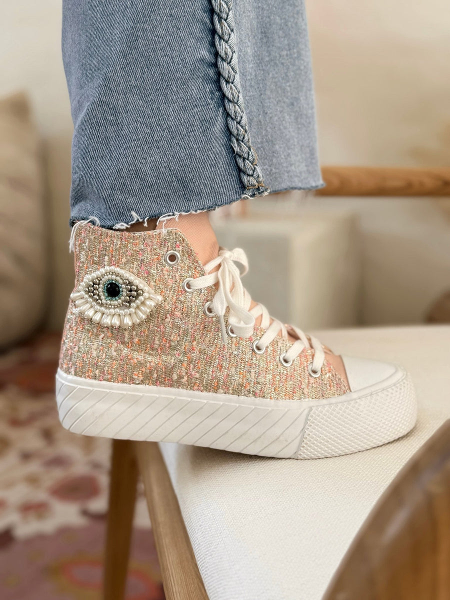 Les baskets Tessa rose - Gualap