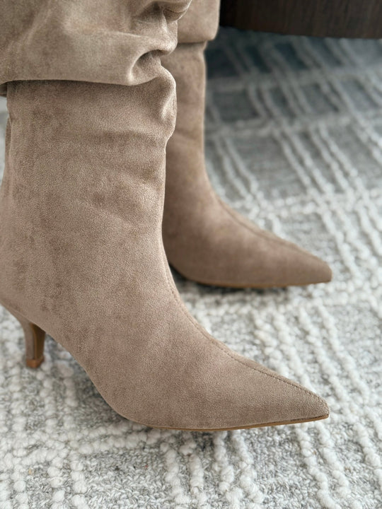 Les bottes Kessy beige - Gualap