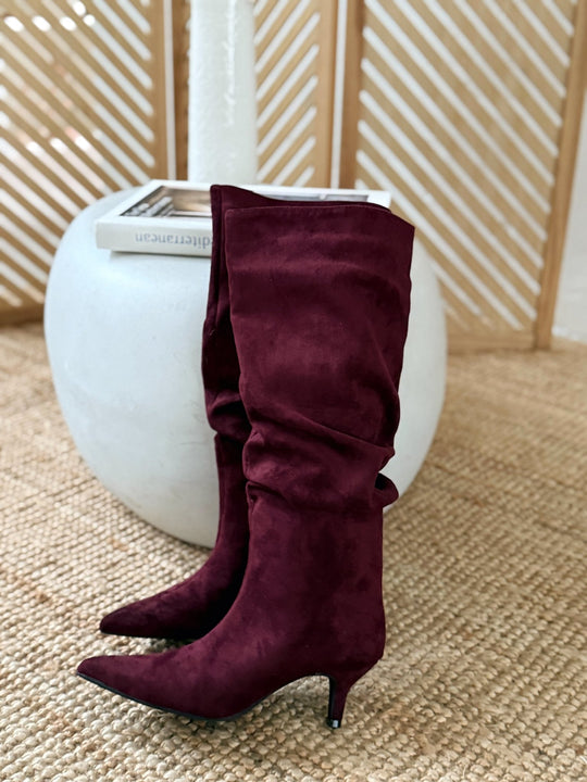 Les bottes Kessy bordeaux - Gualap