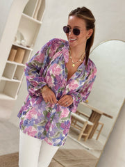 La chemise Elise mauve-Gualap