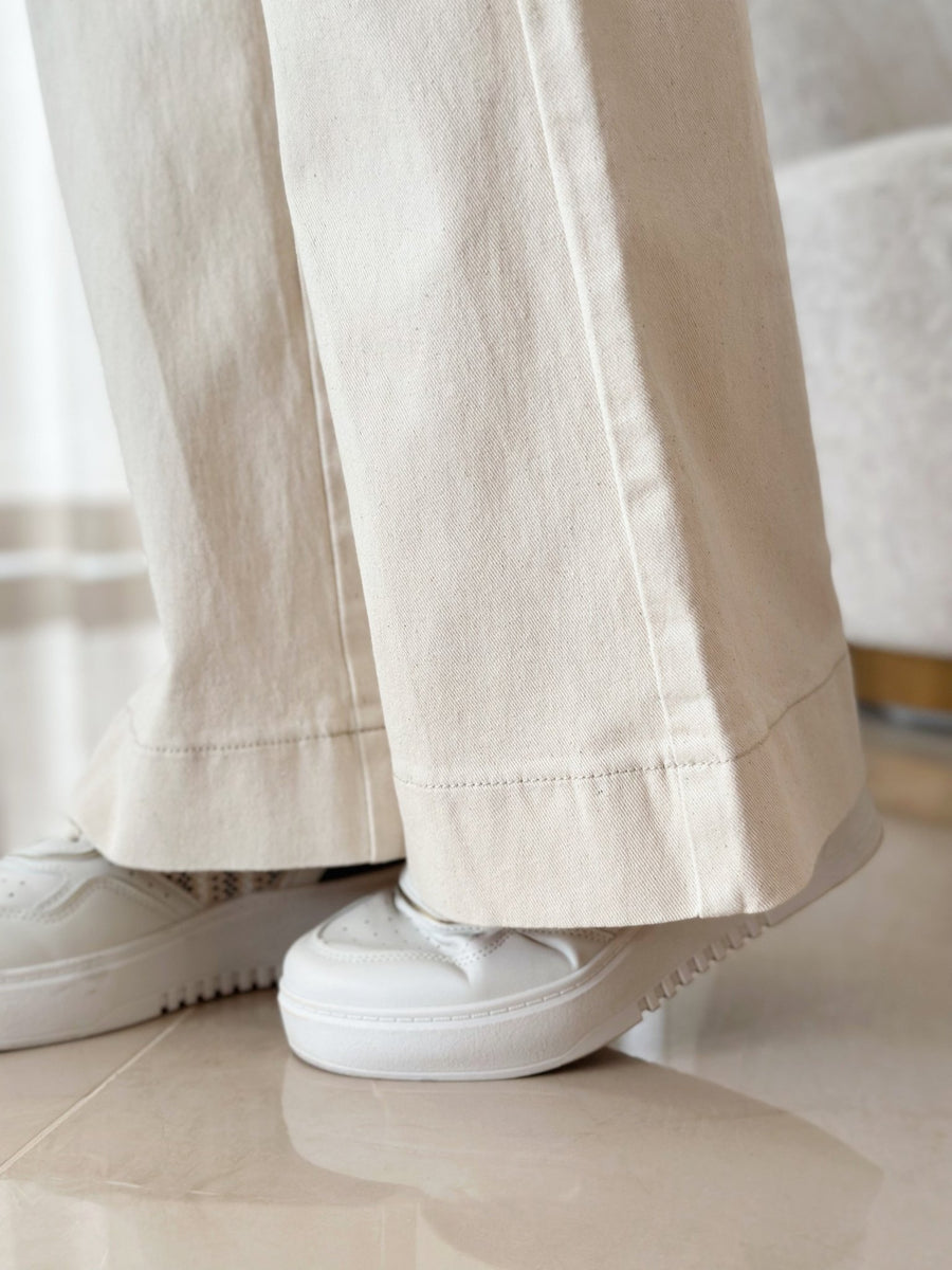 Le jeans Sophia beige-Gualap